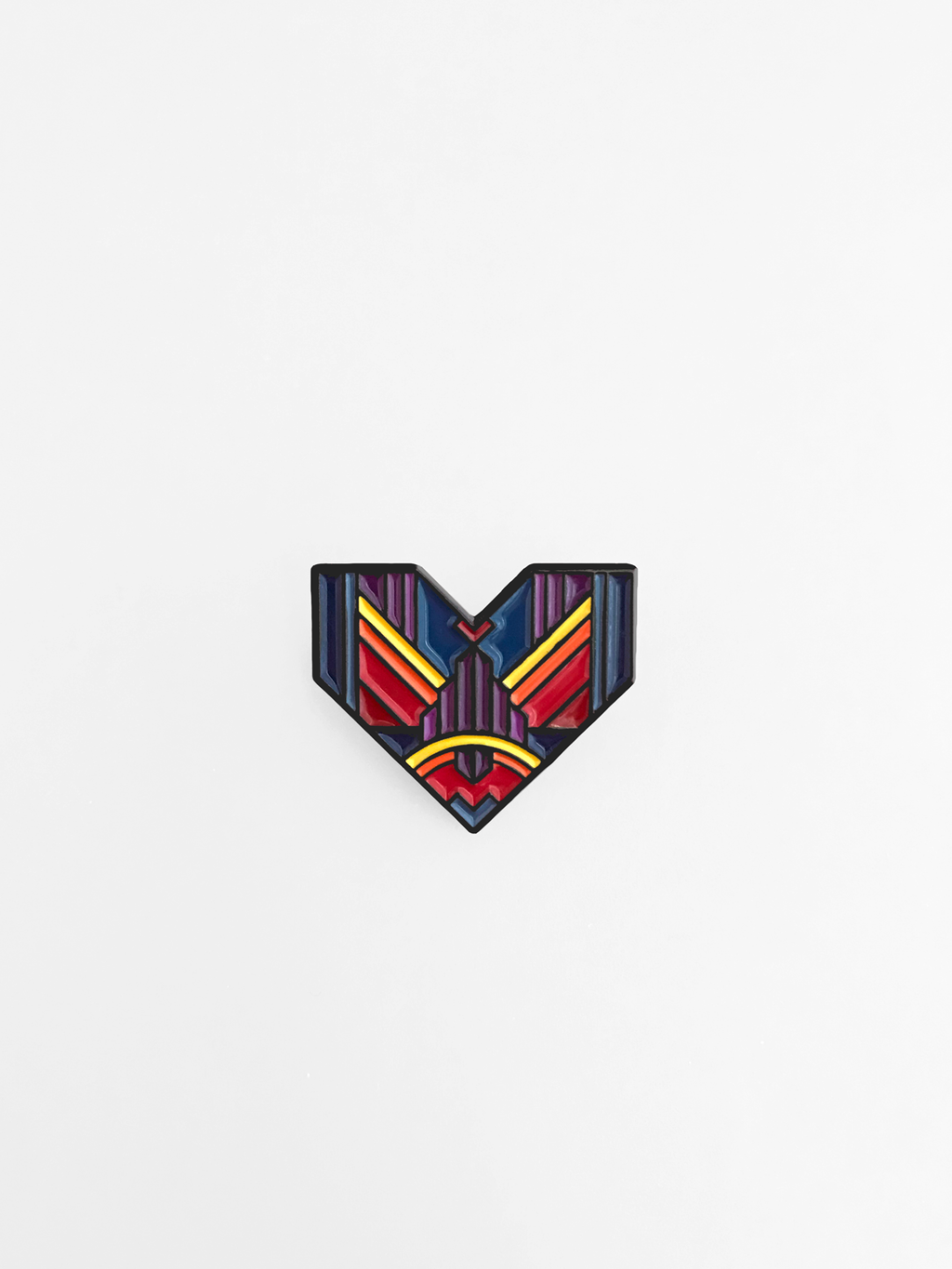 Resilient Heart Enamel Pin